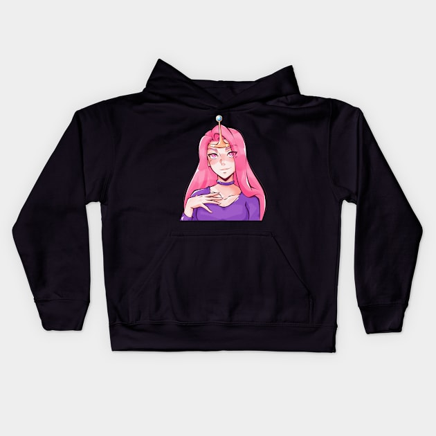 Bonnibel Bubblegum Kids Hoodie by HeyMrDeath